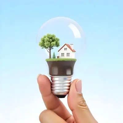 A Brown Hand Holding A Light Bulb