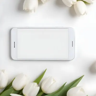 A White Smartphone