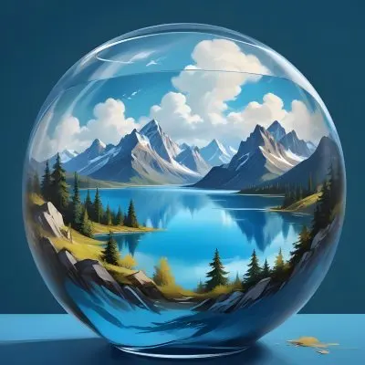 Digital Painting A Landscape