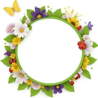 Digital Painting Circle Frame