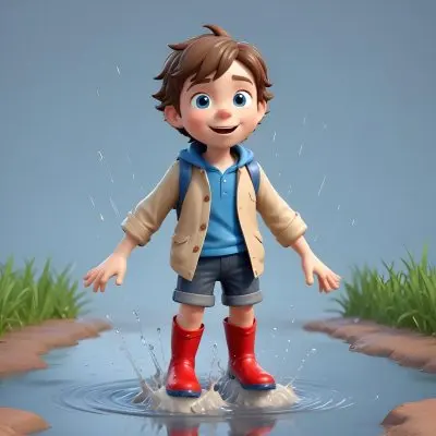 Pikaso Reimagine Adorable Cartoon Style A Young Boy
