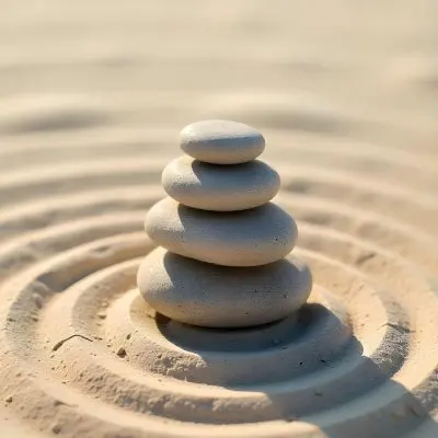 Three Stacked Stones
