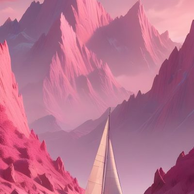 3d Model A Sailboat With Two People Sailing In A Pink Sea With A Pink Sky And Pink Mountains In The Background Figure Octane Render Volumetric Highly Detailed Videogame Aesthetic 1 A072