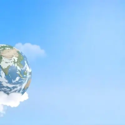 A Globe On Top Of A Cloud In A Blue Sky The Earth Is Seen From Space With Clouds And Continents 30 A2ae