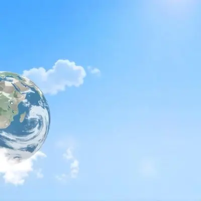 A Globe On Top Of A Cloud In A Blue Sky The Earth Is Seen From Space With Clouds And Continents 36 1e3e