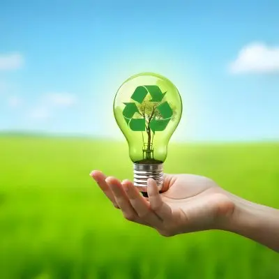 A Hand Holding A Light Bulb