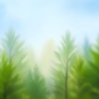 Blurred Image Of Green Trees With A Blue Sky In The Background Natural Light Natural Colors Out Of Focus Nature Photography 5 7e2e