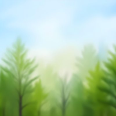 Blurred Image Of Green Trees With A Blue Sky In The Background Natural Light Natural Colors Out Of Focus Nature Photography 7 7aee