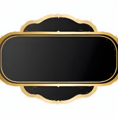 3d Model A Black And Gold Ornate Frame With Ornate Corners A Classic Design And A Black Background Figure Octane Render Volumetric Highly Detailed Videogame Aesthetic 24 3038