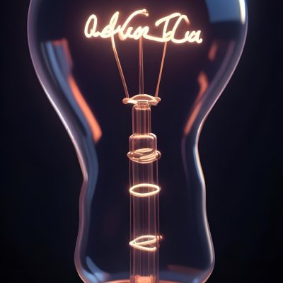 3d Model A Black Light Bulb With A Visible Filament Casting A Warm Glow In A Dark Room Figure Octane Render Volumetric Highly Detailed Videogame Aesthetic 16 467e