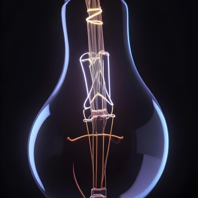 3d Model A Black Light Bulb With A Visible Filament Casting A Warm Glow In A Dark Room Figure Octane Render Volumetric Highly Detailed Videogame Aesthetic 28 932c