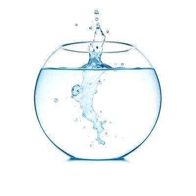 3d Model A Glass Filled With Water A Splash Of Water Is Visible The Background Is Plain White The Glass Is Made Of Clear Glass Figure Octane Render Volumetric Highly Detailed Videogame Aesthetic 33 Ad84