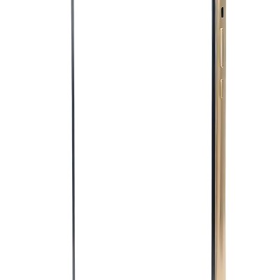 3d Model A Smartphone With A Blank White Screen The Phone Has A Gold Frame Isolated On A White Background Figure Octane Render Volumetric Highly Detailed Videogame Aesthetic 7 0964