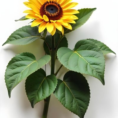 A Bright Yellow Sunflower