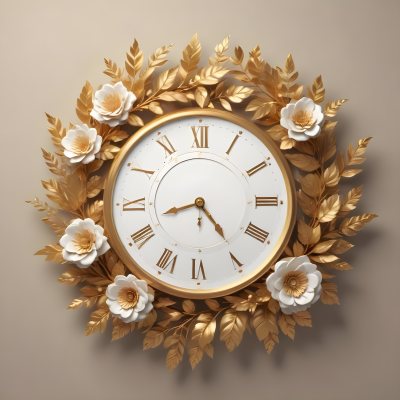 A Decorative Golden Wreath