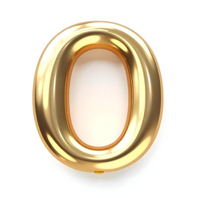 A Golden Letter O Shiny And Reflective Casting Soft Shadows On A White Background Simple And Elegant Design Smooth Surface Rounded Edges Luxurious Appearance 11 Be62