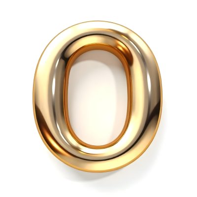 A Golden Letter O Shiny And Reflective Casting Soft Shadows On A White Background Simple And Elegant Design Smooth Surface Rounded Edges Luxurious Appearance 5 D69e