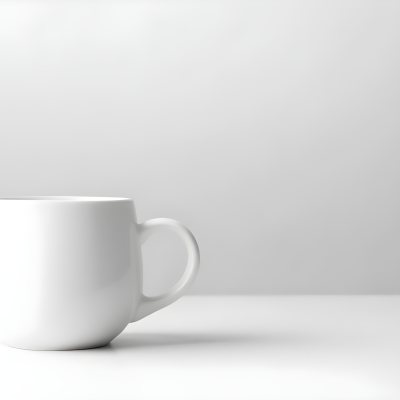 A White Ceramic Mug