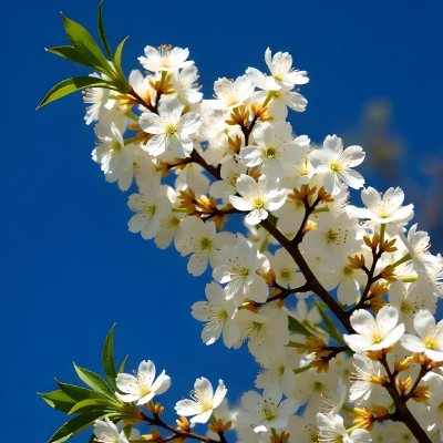 White Cherry Blossoms