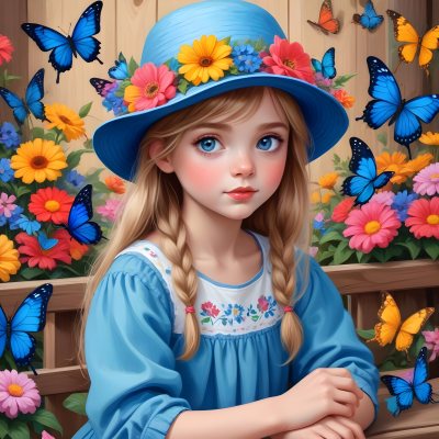 Digital Painting A Young Girl With Large Blue Eyes 2024 07 15t203419 361 47 D881