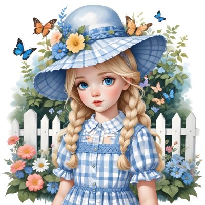 Digital Painting A Young Girl With Large Blue Eyes 2024 07 15t203419 361 90 622f
