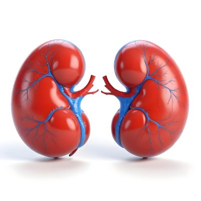 3d Model Two Red Kidneys With Blue And Red Veins On A Red Background Figure Octane Render Volumetric Highly Detailed Videogame Aesthetic 10 2e8c