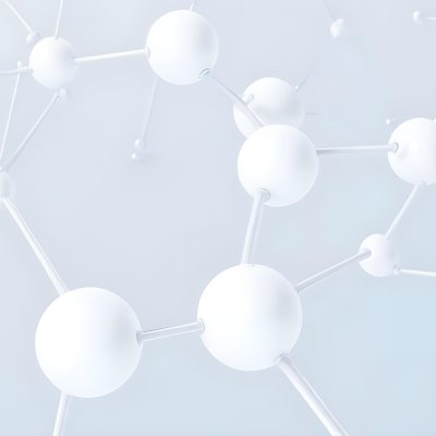 3d Model White Spheres Connected By Thin Rods Forming A Molecular Structure Soft Lighting Clean And Minimalist Design Scientific Visualization Abstract Representation Light Blue Background Figure Octane Render 10 Bca0
