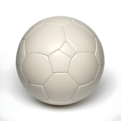 White Soccer Ball With Black Seams On A White Background Studio Shot High Resolution Perfect Lighting No Shadows 12 Db7a