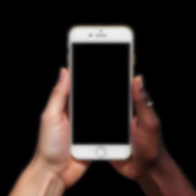 A Fair Skinned Hand Holding A White Smartphone