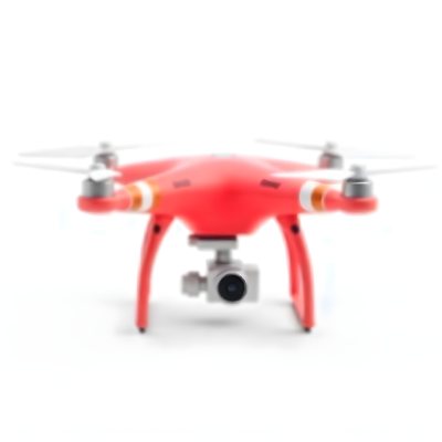 Red Dji Phantom Drone With White Stripes Camera Attached On A White Background 1 Eb1c